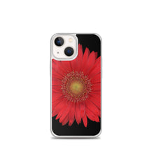 Load image into Gallery viewer, Gerbera Daisy Flower Red | iPhone Case | Black Background
