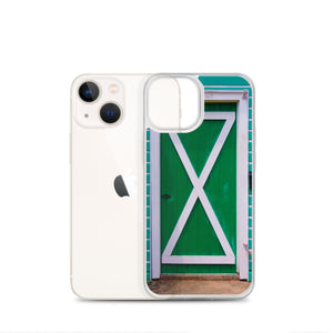 iPhone Case | Dutch Doors series, Green White by Matteo