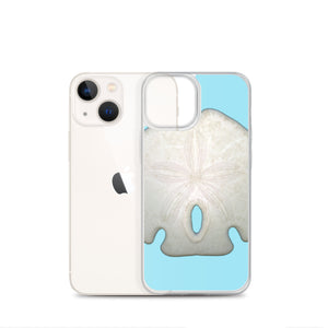 iPhone Case | Arrowhead Sand Dollar Shell Top | Sky Blue Background