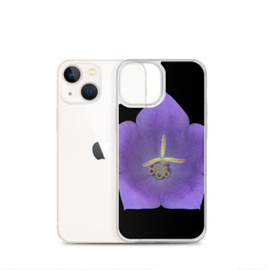 iPhone Case | Balloon Flower Blue | Black Background