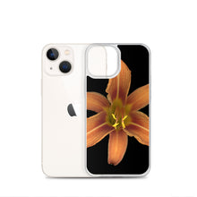 Load image into Gallery viewer, iPhone Case | Orange Daylily Flower | Black Background
