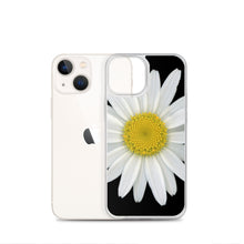 Load image into Gallery viewer, iPhone Case | Shasta Daisy Flower White | Black Background
