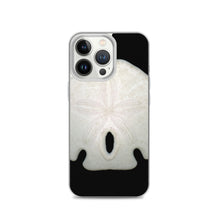 Load image into Gallery viewer, iPhone Case | Arrowhead Sand Dollar Shell Top | Black Background

