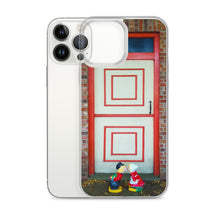Load image into Gallery viewer, iPhone Case | Dutch Doors series, Cream Orange Squares by Matteo
