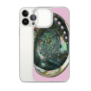 Abalone Shell Interior | iPhone Case | Orchid Pink Background