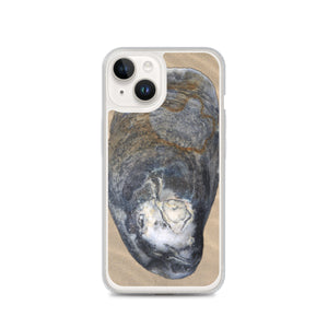 Oyster Shell Blue Right Exterior | iPhone Case | Sand Background