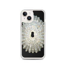 Load image into Gallery viewer, Keyhole Limpet Shell White Exterior | iPhone Case | Black Background
