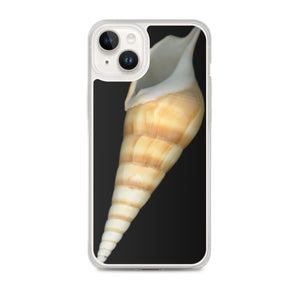 iPhone Case | Turrid Shell Tan Apertural | Black Background