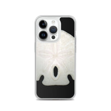 Load image into Gallery viewer, iPhone Case | Arrowhead Sand Dollar Shell Top | Black Background
