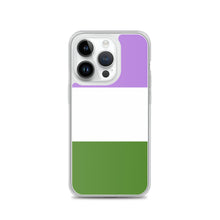 Load image into Gallery viewer, Genderqueer Pride Flag | iPhone Case | Lavender White Green
