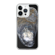 Load image into Gallery viewer, iPhone Case | Oyster Shell Blue Right Exterior | Black Background
