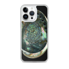 Load image into Gallery viewer, iPhone Case | Abalone Shell Interior | Black Background
