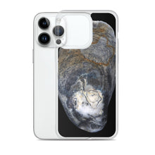 Load image into Gallery viewer, Oyster Shell Blue Right Exterior | iPhone Case | Black Background
