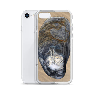 iPhone Case | Oyster Shell Blue Right Exterior | Sand Background