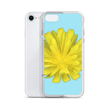 Load image into Gallery viewer, Hawkweed Flower Yellow | iPhone Case | Sky Blue Background
