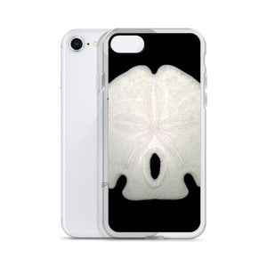 iPhone Case | Arrowhead Sand Dollar Shell Top | Black Background
