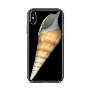 iPhone Case | Turrid Shell Tan Apertural | Black Background