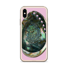 Load image into Gallery viewer, Abalone Shell Interior | iPhone Case | Orchid Pink Background
