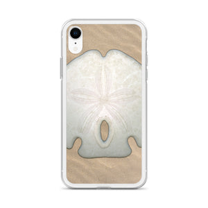 iPhone Case | Arrowhead Sand Dollar Shell Top | Sand Background