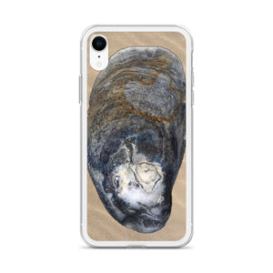 Oyster Shell Blue Right Exterior | iPhone Case | Sand Background
