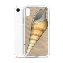 Load image into Gallery viewer, iPhone Case | Turrid Shell Tan Apertural | Sand Background
