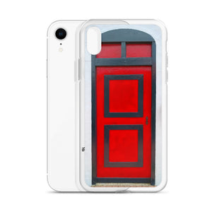 iPhone Case | Dutch Doors series, #77 Red Black by Matteo