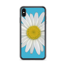 Load image into Gallery viewer, Shasta Daisy Flower White | iPhone Case | Pool Blue Background
