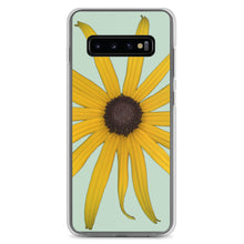 Load image into Gallery viewer, Samsung Phone Case | Black-eyed Susan Rudbeckia Flower Yellow | Sage Background
