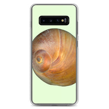Load image into Gallery viewer, Moon Snail Shell Shark&#39;s Eye Apical | Samsung Phone Case | Sea Glass Background
