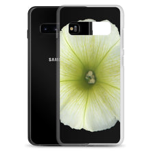 Load image into Gallery viewer, Petunia Flower Yellow-Green | Samsung Phone Case | Black Background
