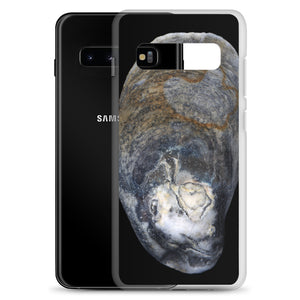Oyster Shell Blue Right Exterior | Samsung Phone Case | Black Background