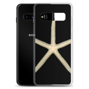 Samsung Phone Case | Finger Starfish Shell Top | Black Background