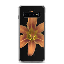 Load image into Gallery viewer, Orange Daylily Flower | Samsung Phone Case | Black Background
