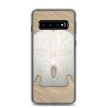 Load image into Gallery viewer, Samsung Phone Case | Arrowhead Sand Dollar Shell Top | Sand Background
