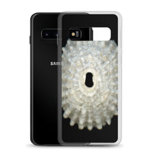 Load image into Gallery viewer, Keyhole Limpet Shell White Exterior | Samsung Phone Case | Black Background
