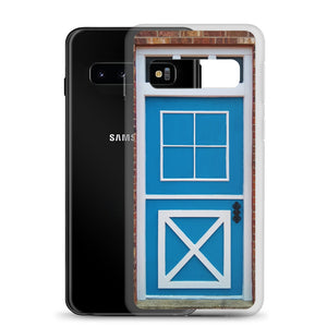 Samsung Phone Case | Dutch Doors series, #76 Blue White by Matteo