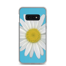 Load image into Gallery viewer, Samsung Phone Case | Shasta Daisy Flower White | Pool Blue Background
