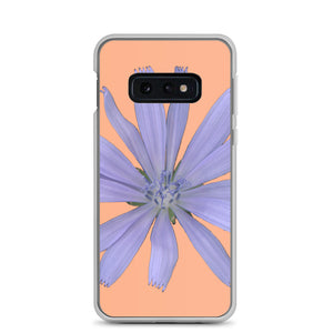 Chicory Flower Blue | Samsung Phone Case | Peach Background