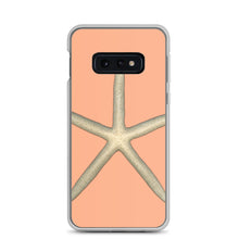 Load image into Gallery viewer, Finger Starfish Shell Top | Samsung Phone Case | Peach Background
