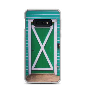 Dutch Doors series, Green White by Matteo | Samsung Phone Case