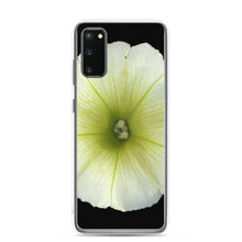 Load image into Gallery viewer, Samsung Phone Case | Petunia Flower Yellow-Green | Black Background
