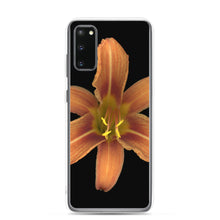 Load image into Gallery viewer, Orange Daylily Flower | Samsung Phone Case | Black Background
