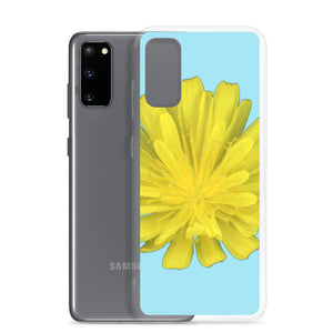 Hawkweed Flower Yellow | Samsung Phone Case | Sky Blue Background