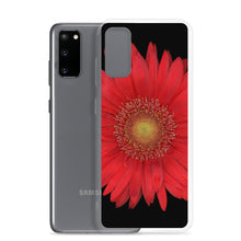 Load image into Gallery viewer, Samsung Phone Case | Gerbera Daisy Flower Red | Black Background
