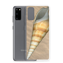 Load image into Gallery viewer, Turrid Shell Tan Apertural | Samsung Phone Case | Sand Background
