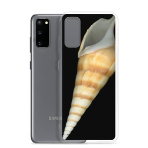 Turrid Shell Tan Apertural | Samsung Phone Case | Black Background