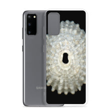 Load image into Gallery viewer, Keyhole Limpet Shell White Exterior | Samsung Phone Case | Black Background
