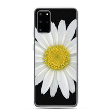 Load image into Gallery viewer, Shasta Daisy Flower White | Samsung Phone Case | Black Background
