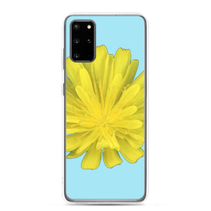Samsung Phone Case | Hawkweed Flower Yellow | Sky Blue Background