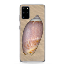 Load image into Gallery viewer, Olive Snail Shell Brown Dorsal | Samsung Phone Case | Sand Background
